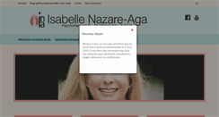 Desktop Screenshot of isabellenazare-aga.com