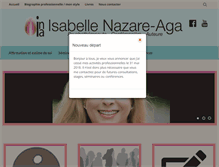 Tablet Screenshot of isabellenazare-aga.com